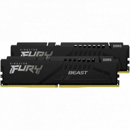 Оперативная память Kingston DRAM 32GB 5200MHz DDR5 CL40 DIMM (Kit of 2) FURY Beast Black EAN: 740617324358