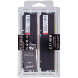 Оперативная память Kingston DRAM 32GB 5200MHz DDR5 CL40 DIMM (Kit of 2) FURY Beast Black EAN: 740617324358