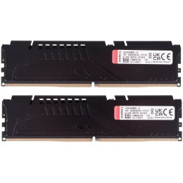 Оперативная память Kingston DRAM 32GB 5200MHz DDR5 CL40 DIMM (Kit of 2) FURY Beast Black EAN: 740617324358