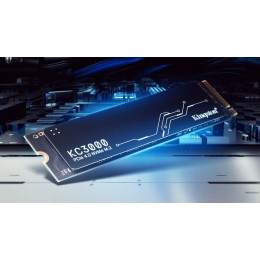Накопитель SSD Kingston 1Tb KC3000 M.2 Series <SKC3000S/1024G> (PCI-E 4.0 x4, up to 7000/6000Mbs, 1000000 IOPS, 3D TLC, NVMe, 800TBW, Phison E18, 22х80mm, LP graphen heatsink)