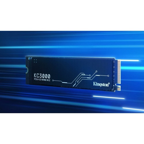 Накопитель SSD Kingston 1Tb KC3000 M.2 Series <SKC3000S/1024G> (PCI-E 4.0 x4, up to 7000/6000Mbs, 1000000 IOPS, 3D TLC, NVMe, 800TBW, Phison E18, 22х80mm, LP graphen heatsink)