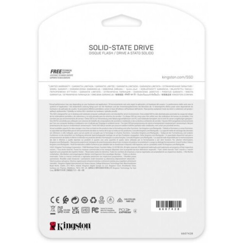 Накопитель SSD Kingston 1Tb KC3000 M.2 Series <SKC3000S/1024G> (PCI-E 4.0 x4, up to 7000/6000Mbs, 1000000 IOPS, 3D TLC, NVMe, 800TBW, Phison E18, 22х80mm, LP graphen heatsink)
