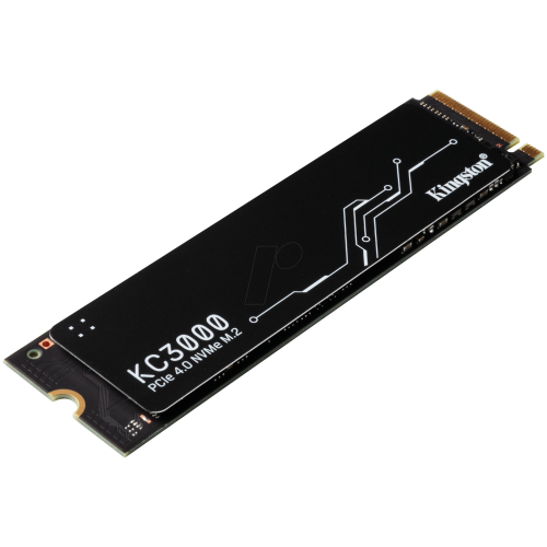 Накопитель SSD Kingston 1Tb KC3000 M.2 Series <SKC3000S/1024G> (PCI-E 4.0 x4, up to 7000/6000Mbs, 1000000 IOPS, 3D TLC, NVMe, 800TBW, Phison E18, 22х80mm, LP graphen heatsink)