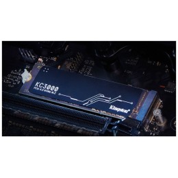 Накопитель SSD Kingston 1Tb KC3000 M.2 Series <SKC3000S/1024G> (PCI-E 4.0 x4, up to 7000/6000Mbs, 1000000 IOPS, 3D TLC, NVMe, 800TBW, Phison E18, 22х80mm, LP graphen heatsink)