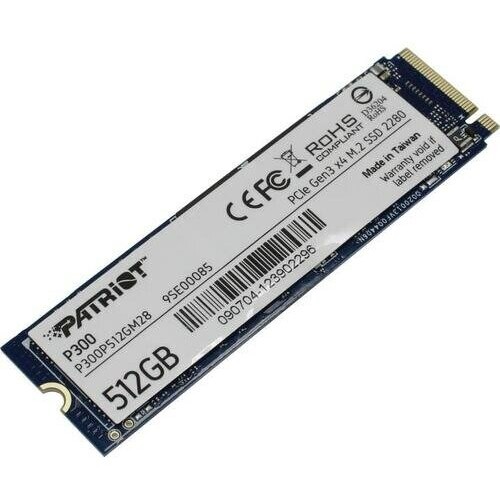Накопитель SSD M.2 Kingston 512Gb KC3000 <SKC3000S/512G> (PCI-E 4.0 x4, up to 7000/3900Mbs, 3D TLC, NVMe, 400TBW, Phison E18, 22х80mm, LP heatsink)