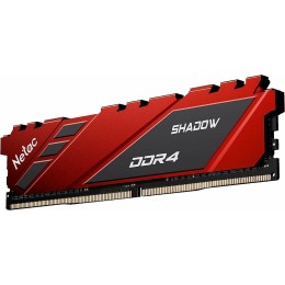 Память Netac 8GB DDR4 3200MHz CL16 1.35V / NTSDD4P32SP-08R / Red / with radiator