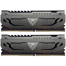 Модуль памяти DDR 4 DIMM 16Gb (8GBx2) PC32000, 4000Mhz, PATRIOT Viper Steel (PVS416G400C6K) (retail)