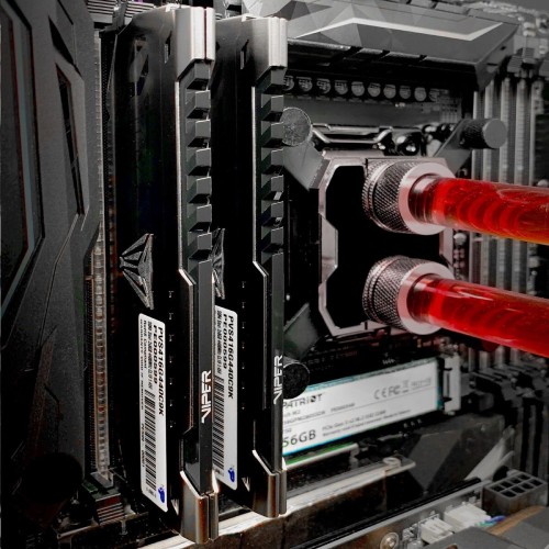 Модуль памяти DDR 4 DIMM 16Gb (8GBx2) PC32000, 4000Mhz, PATRIOT Viper Steel (PVS416G400C6K) (retail)