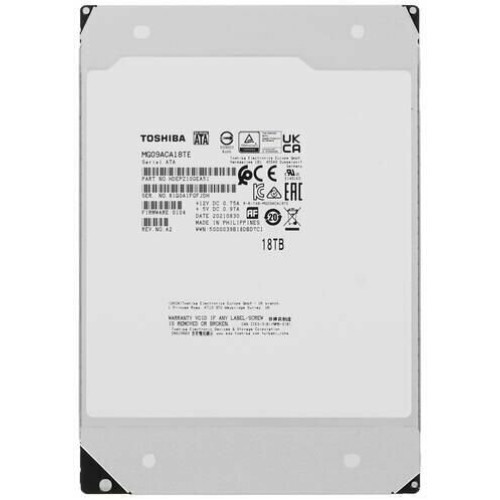 Жесткий диск HDD Toshiba SAS 18Tb 3.5" Server 7200 12Gbit/s 512Mb