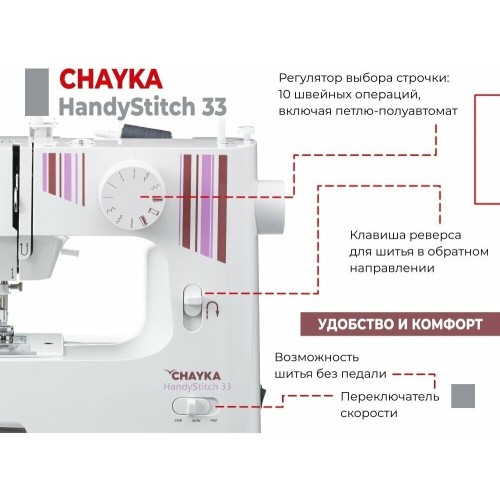 Швейная машина CHAYKA HandyStitch 33