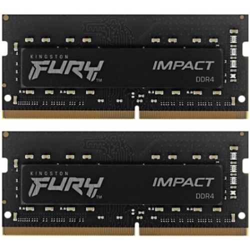 Память оперативная Kingston 32GB 3200MHz DDR4 CL20 SODIMM (Kit of 2) FURY Impact