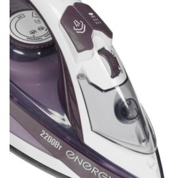 Утюг ENERGY EN-344 фиолетовый (2200Вт, пар, спрей, пар.удар, самооч., тефлоновая подошва)