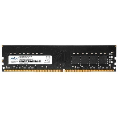 Модуль памяти DDR 4 DIMM 16Gb PC21300, 2666Mhz, Netac Shadow NTSDD4P26SP-16Y   C19 Yellow, с радиатором