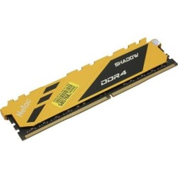 Модуль памяти DDR 4 DIMM 16Gb PC21300, 2666Mhz, Netac Shadow NTSDD4P26SP-16Y   C19 Yellow, с радиатором
