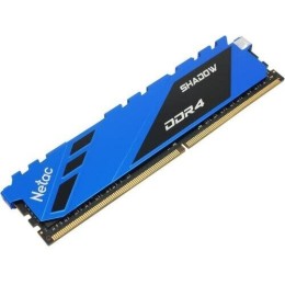 Модуль памяти DDR 4 DIMM 16Gb PC21300, 2666Mhz, Netac Shadow NTSDD4P26SP-16B   C19 Blue, с радиатором