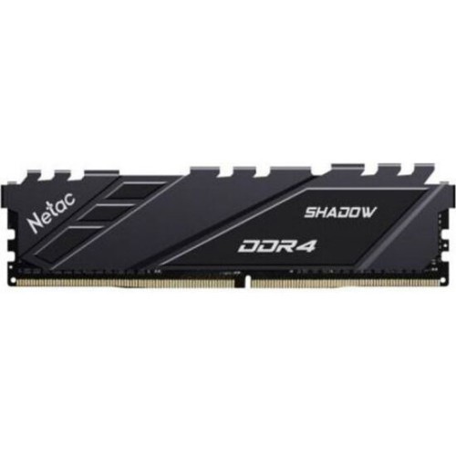 Модуль памяти DDR 4 DIMM 8Gb PC25600, 3200Mhz, Netac Shadow NTSDD4P32SP-08B  C16 Blue, с радиатором