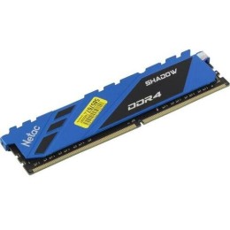 Модуль памяти DDR 4 DIMM 8Gb PC21300, 2666Mhz, Netac Shadow NTSDD4P26SP-08B   C19 Blue, с радиатором