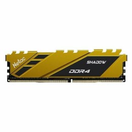 Память Netac 16Gb DDR4 3200Mhz DIMM PC25600, Shadow NTSDD4P32SP-16Y   C16 Yellow, с радиатором