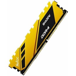 Модуль памяти DDR 4 DIMM 8Gb PC21300, 2666Mhz, Netac Shadow NTSDD4P26SP-08Y   C19 Yellow, с радиатором