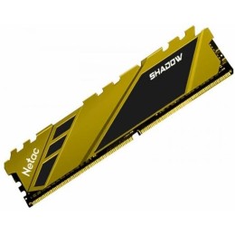 Модуль памяти DDR 4 DIMM 8Gb PC21300, 2666Mhz, Netac Shadow NTSDD4P26SP-08Y   C19 Yellow, с радиатором