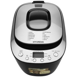 Хлебопечь HYUNDAI HYBM-P0212 600Вт черный/серебристый