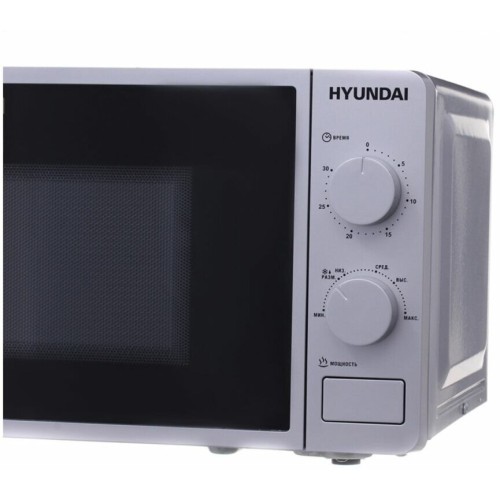 Микроволновая печь HYUNDAI HYM-M2001 20л. 700Вт серебристый/черный