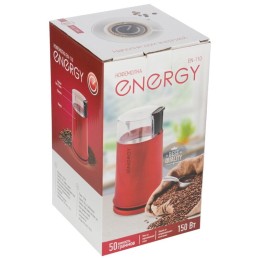 Кофемолка ENERGY EN-110, красный