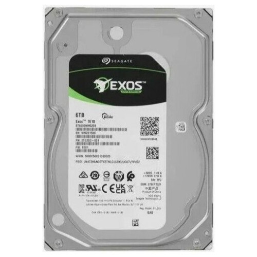 Жесткий диск SAS 6TB 7200RPM 12GB/S 256MB ST6000NM020B SEAGATE