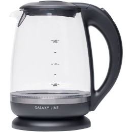 Электрочайник GALAXY LINE GL0559, стекло/черный