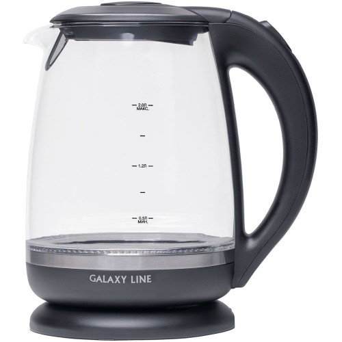 Электрочайник GALAXY LINE GL0559, стекло/черный