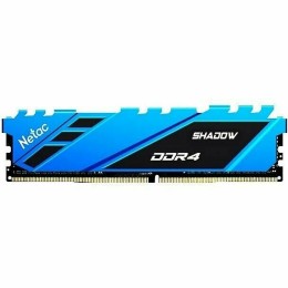 Модуль памяти DDR4 Netac Shadow 8GB 3600MHz CL18 1.35V / NTSDD4P36SP-08B / Blue / with radiator