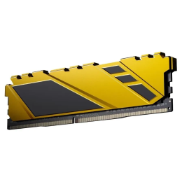Модуль памяти DDR4 Netac Shadow 8GB 3600MHz CL18 1.35V / NTSDD4P36SP-08Y / Yellow / with radiator