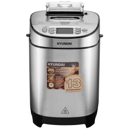 Хлебопечь HYUNDAI HYBM-M0313G 600Вт серебристый/черный