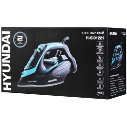 Утюг HYUNDAI H-SI01221 3000Вт черный/зеленый
