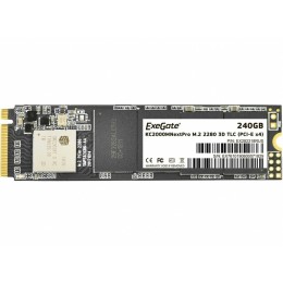 Твердотельный накопитель SSD M.2 2280 240GB ExeGate EX282318RUS NextPro KC2000TP240 (PCIe Gen3x4, NVMe, 22x80mm, 3D TLC)