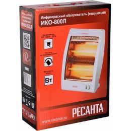 Обогреватель инфракрасный Ресанта ИКО-800Л 800Вт белый