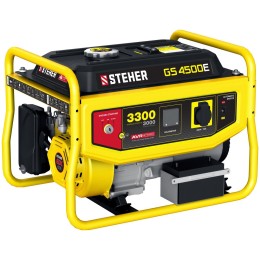 Генератор STEHER GS-4500Е бензиновый с электростартером, 3300 Вт