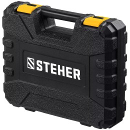 Дрель-шуруповерт STEHER 12В, 2 АКБ (2Ач), в кейсе, CD-120-2