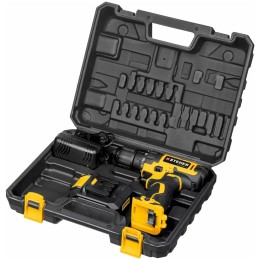 Дрель-шуруповерт STEHER 20В, 1 АКБ (2Ач), в кейсе, CD-200-1