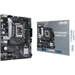 Материнская плата ASUS PRIME B660M-K D4, LGA1700, B660, 2*DDR4, D-Sub + HDMI, SATA3 + RAID, Audio, Gb LAN, USB 3.2*6, USB 2.0*6, COM*1 header (w/o cable), mATX