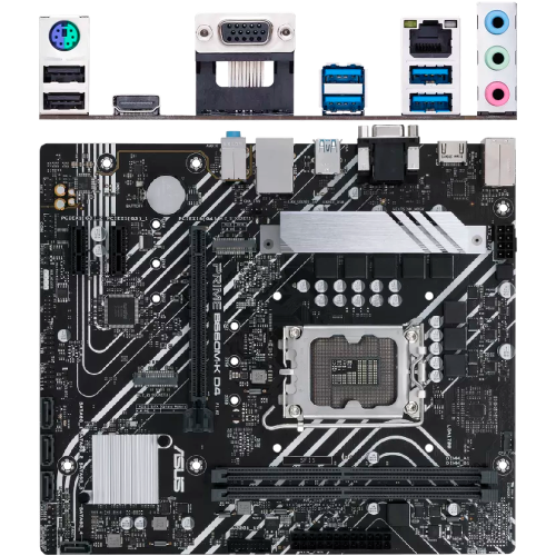 Материнская плата ASUS PRIME B660M-K D4, LGA1700, B660, 2*DDR4, D-Sub + HDMI, SATA3 + RAID, Audio, Gb LAN, USB 3.2*6, USB 2.0*6, COM*1 header (w/o cable), mATX