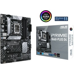 Материнская плата ASUS PRIME B660-PLUS D4 Soc-1700 4xDDR4 ATX AC`97 8ch(7.1) 2.5Gg RAID+HDMI+DP