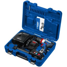 Дрель-шуруповерт ЗУБР 20В бесщеточная ударная , 2 АКБ (4Ач), в кейсе, Профессионал. DBS-201-42