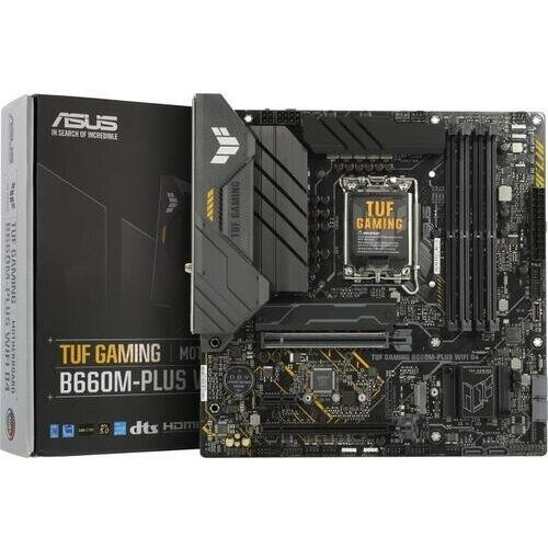 Материнская плата ASUS TUF GAMING B660M-PLUS WIFI D4 / LGA1700,B660,USB3.2 GEN 2X2,MB (516859)
