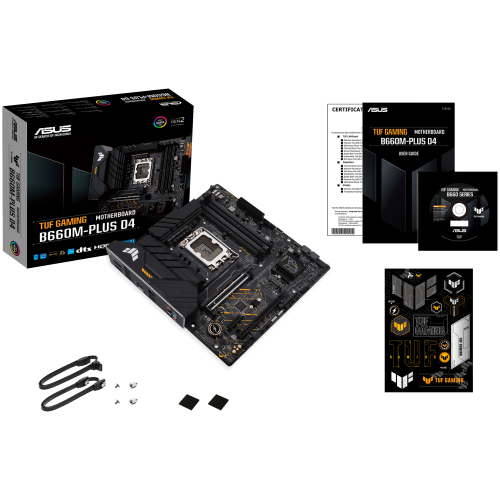 Материнская плата ASUS TUF GAMING B660M-PLUS WIFI D4 / LGA1700,B660,USB3.2 GEN 2X2,MB (516859)