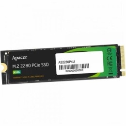Твердотельный накопитель Apacer SSD AS2280P4U 512Gb M.2 PCIe Gen3x4, R3500/W2300 Mb/s, MTBF 1.8M, 3D NAND, NVMe, Retail (AP512GAS2280P4U-1)