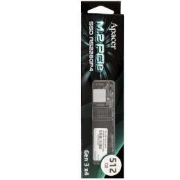 Твердотельный накопитель Apacer SSD AS2280P4U 512Gb M.2 PCIe Gen3x4, R3500/W2300 Mb/s, MTBF 1.8M, 3D NAND, NVMe, Retail (AP512GAS2280P4U-1)