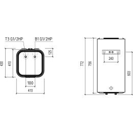 Водонагреватель THERMEX Smart 80 V