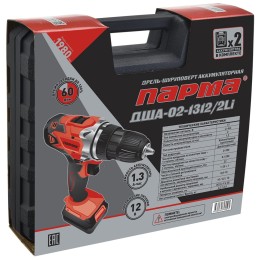 Дрель-шуруповерт Парма акк. ДША-02-1312/2Li 02.021.00006