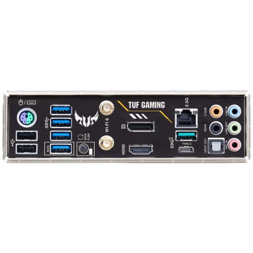 Материнская плата ASUS TUF GAMING B550M-PLUS WIFI II, Socket AM4, B550, 4*DDR4, HDMI+DP, CrossFireX, SATA3 + RAID, Audio, 2,5Gb LAN, USB 3.2*8, USB 2.0*6, COM*1 header (w/o cable) mATX ; 90MB19Y0-M0EAY0
